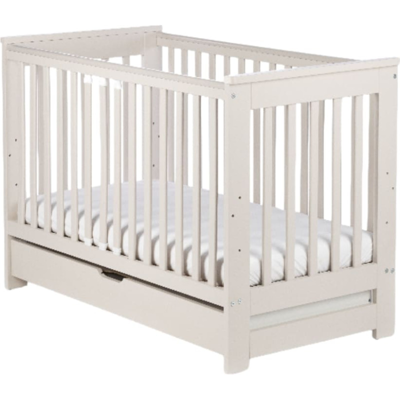 Drewex kūdikio lovytė-transformeris IVE Cashmere su stalčiumi