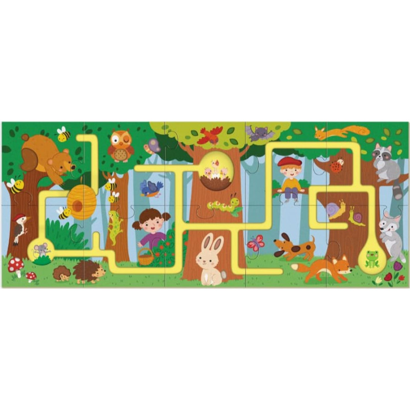 Dodo Kudikiams žaislas Dėlionės labirintas &bdquo;Mano kelionė į mi&scaron;ką&ldquo;