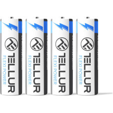 Tellur Flexi Power battery, Super Alkaline, AA LR6, 1.5V, 4 pcs/set