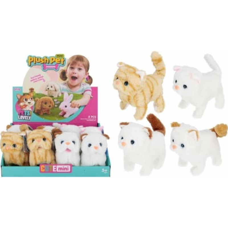 Mega Creative 21211 KOT B/O 13x17x15 - INERAKTYWNY