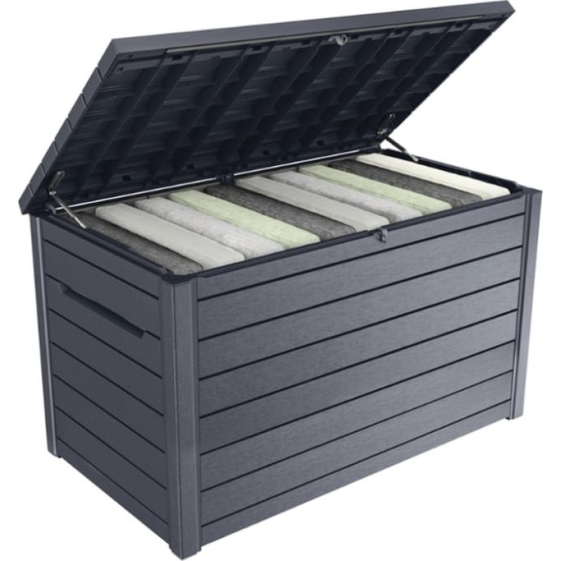 Keter sandėliavimo dėžė Ontario Storage Box 870 l, pilka