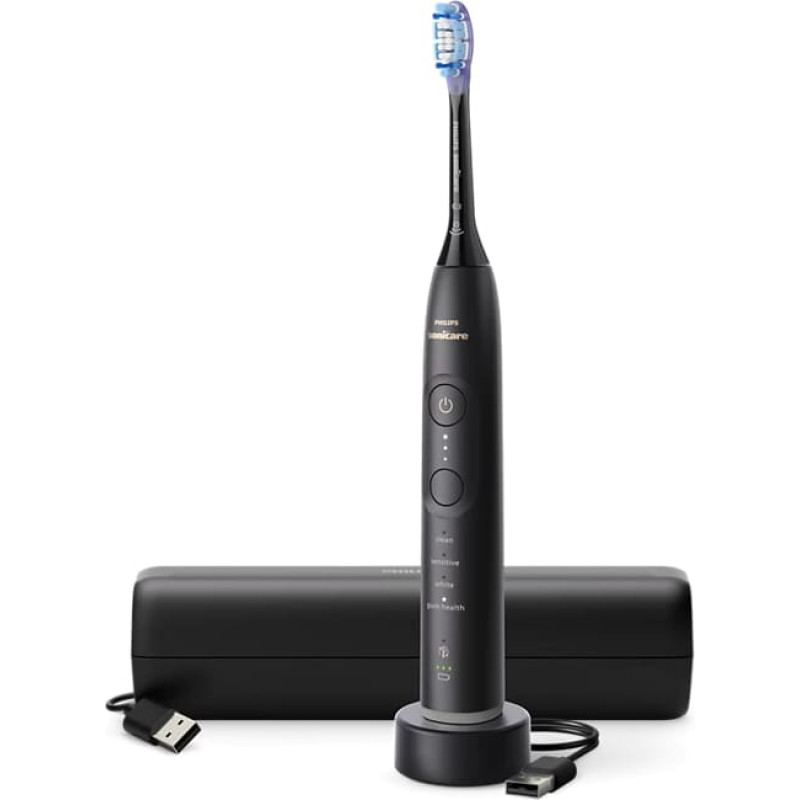 Philips 7100 Sonic elektriskā zobu birste, melna - HX7421/01