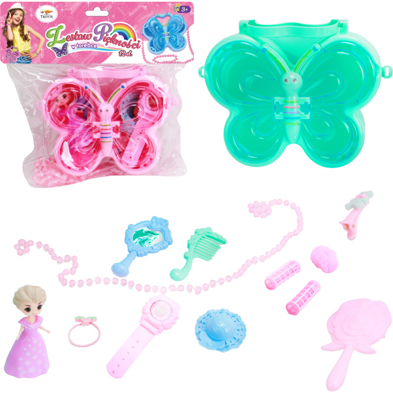 ZESTAW PIĘKNOŚCI MOTYL 12 ELEMENTÓW