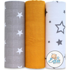 Ega Kids Diaper - SET - 21150 - MUSLIN - EGA - size 60x80 cm  - nr 3