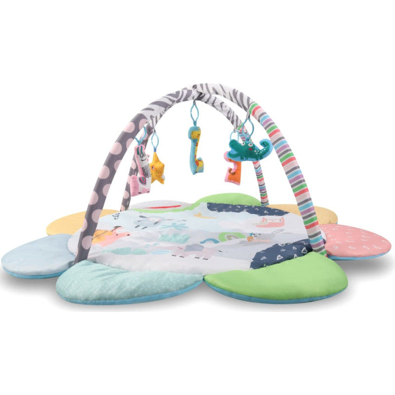 Milly Mally 6144 TinyMini JL639-2A lavinamasis kilimėlis 2-in-1 „Zoologijos sodo gėlė“