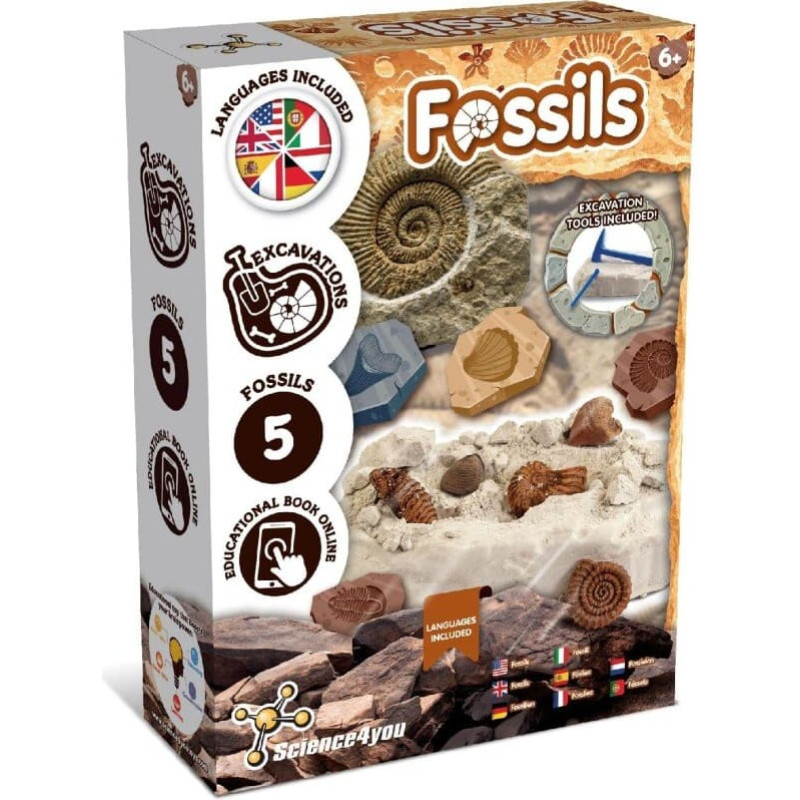 Science4You Mokslo rinkinys - Kasinėjimai - Fosilijos