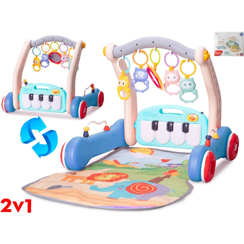 HIPO žaidimų kilimėlis su vaikštyne  - 86374 - BLUE