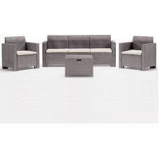 Bica Dārza mēbeļu komplekts Set Nebraska 3 bēšs