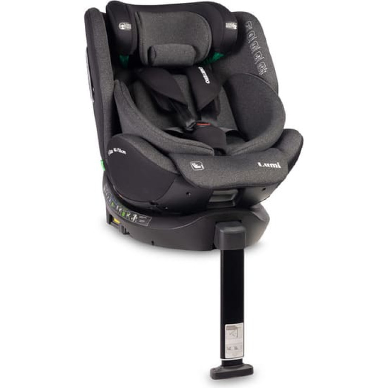 Caretero LUMI I-SIZE Automobilinė kėdutė DARK GREY (40-150)