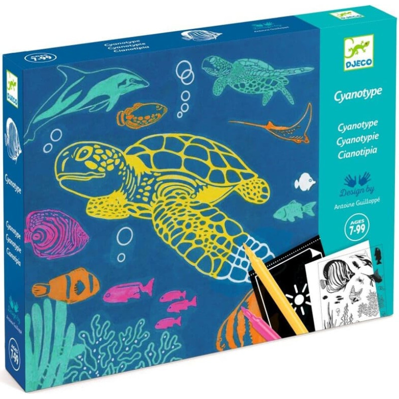 Djeco Cianotipija - Jūrų gyvūnai