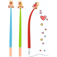 Trendhaus Capybara Happy Life - Wiggly fineliner, line width 0.5 mm, 3 assorted