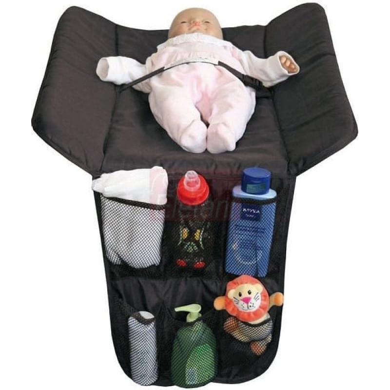 Fillikid vystymo kilimėlis kelioninei lovytei, 60 × 120 cm, pilkas