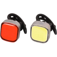 Bottari BICYCLE RECHARGEABLE FRONT/REAR LIGHT WHITE/RED LED