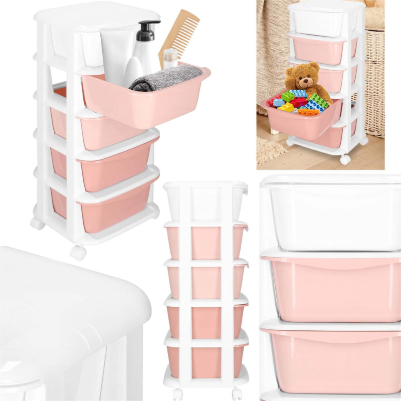 Springos Mobilioji spintelė su 5 stalčiais ant ratukų Springos HA0211