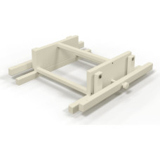 Ingvart skersinis supimo mechanizmas apvaliai/ovalai Smart lovytei ivory