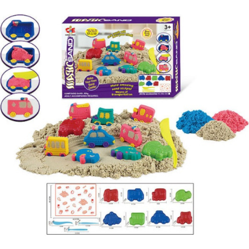 Other 76288 PIASEK KINETYCZNY POJAZDY 500 G