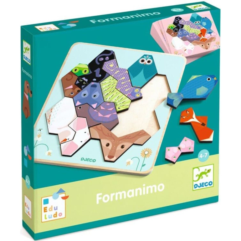 Djeco Edukacinis žaidimas - Eduludo - FormAnimo