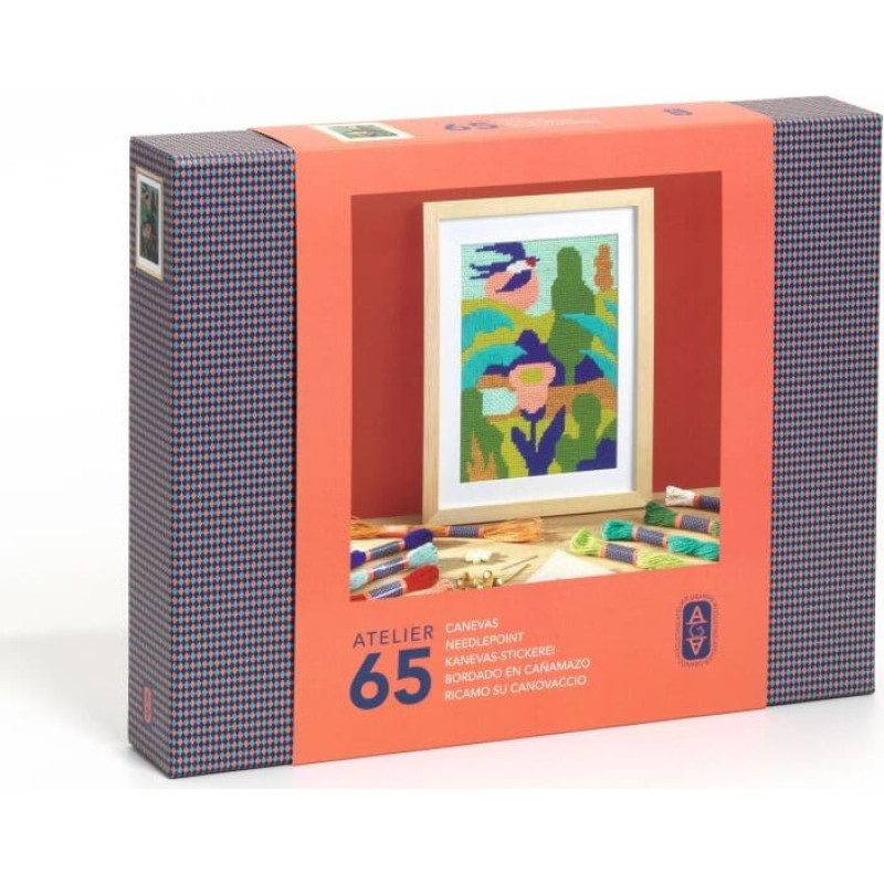 Djeco AGA - Kūrybinė dirbtuvė 65 - Siuvinėjimas