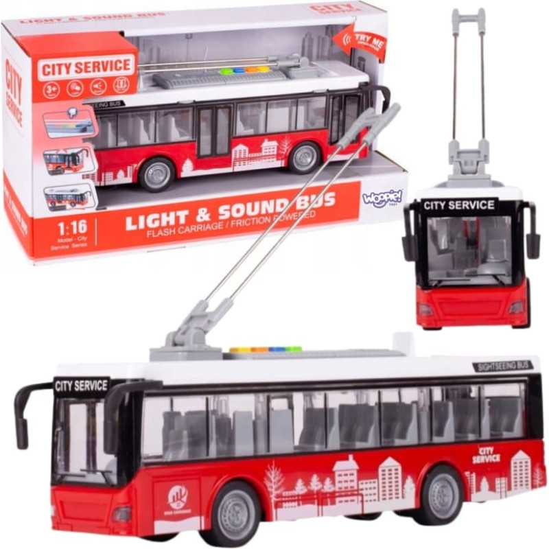 Woopie 53798 Autobus Trolejbus elektryczny 1:16