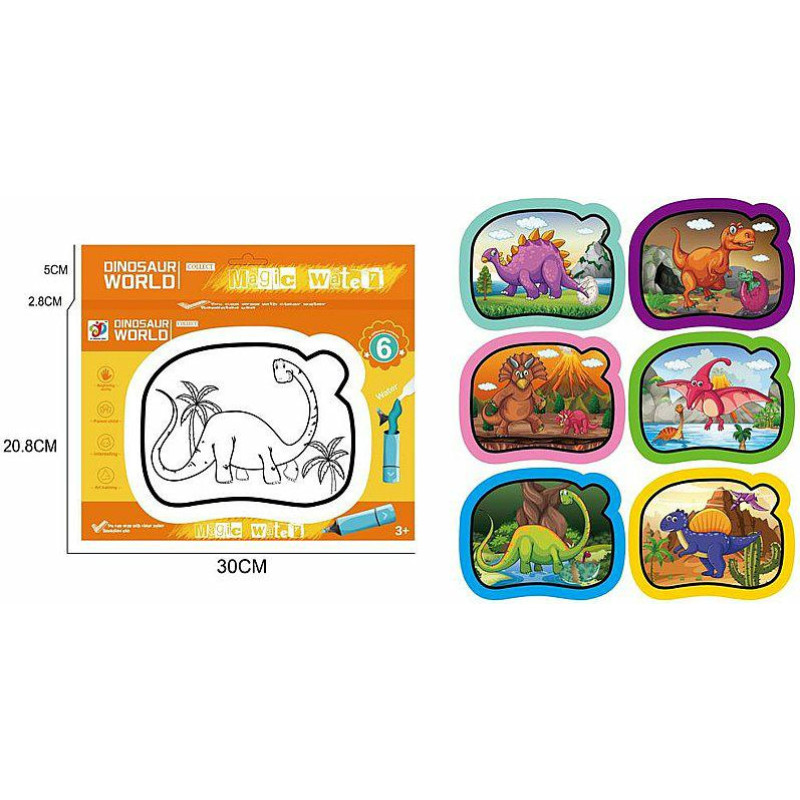 566996 Vandens spalvinimo knygelė