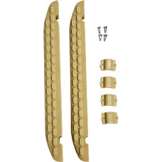 Adbor Footrests for Piccolino and Lumo sledges, beige-gold (2 pcs)
