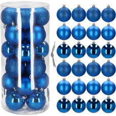 Springos Kalėdinių eglutės dekoracijų rinkinys Springos CA0086, 24 vnt.