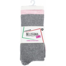 Bellissima Children tights B450 mel.grey/mel.pink 122/1128 2 pairs