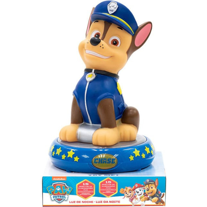 Kids Euroswan - Akcesoria Licencyjne NIGHT LAMP 3D FIGURE CHASE PSI PATROL