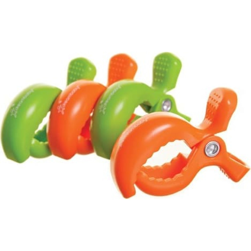 Dreambaby STROLLERBUDDY STROLLER CLIPS - 2 GR/2 OR