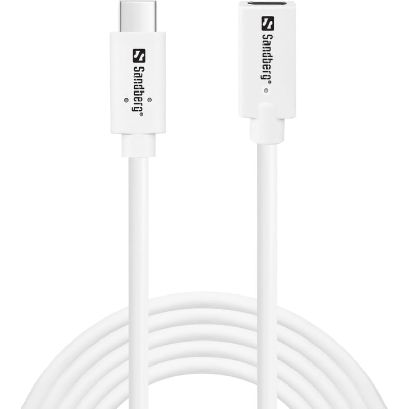 Sandberg 136-55 USB-C>C M-F USB 3.1 100W, 2M