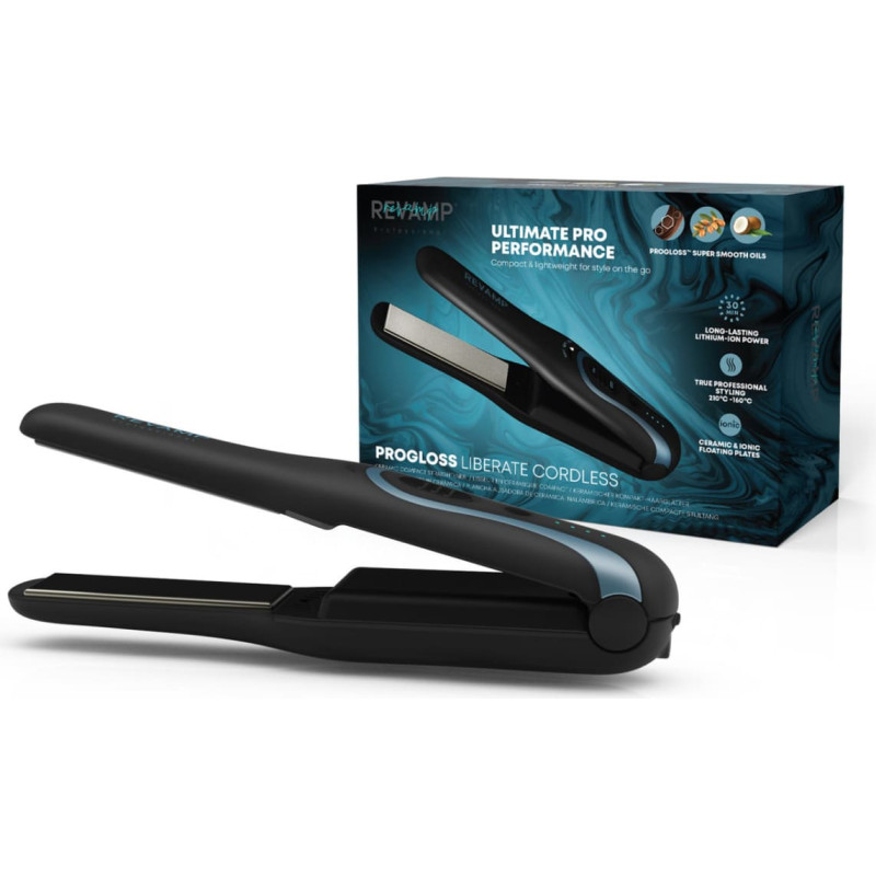 Revamp ST-1750-EU2 Liberate Shine Cordless Compact Ceramic Hair Straightener