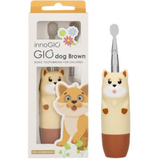 Innogio GIO-452BROWN Soniczna szczoteczka dla dzieci GIOdog brązowa