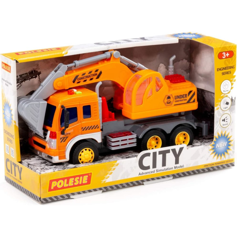 Polesie Excavator with inertia in box 32 cm 86433