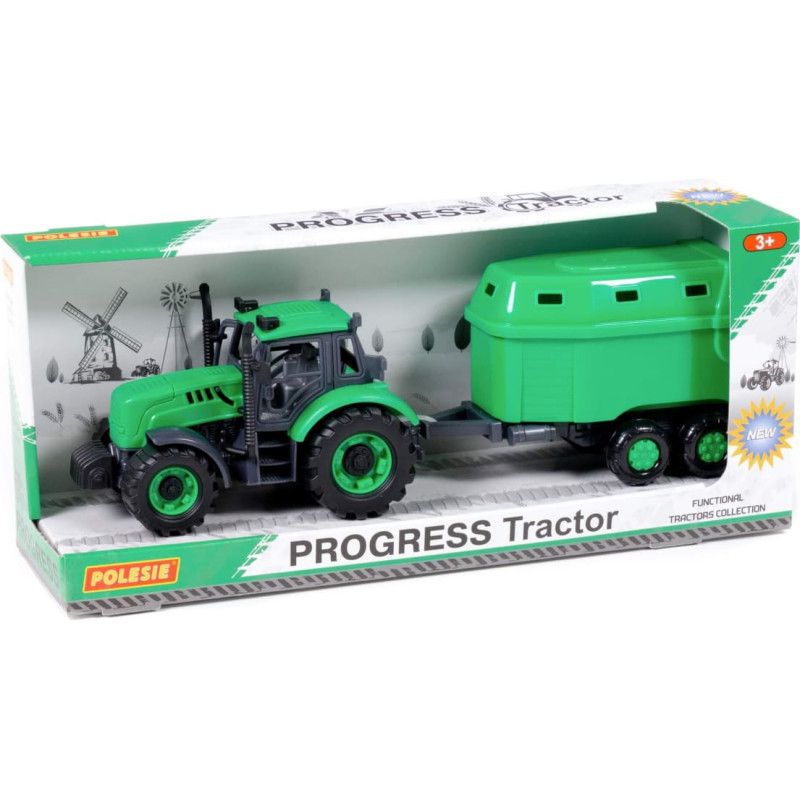Polesie Tractor with trailer in box 40 cm 91482