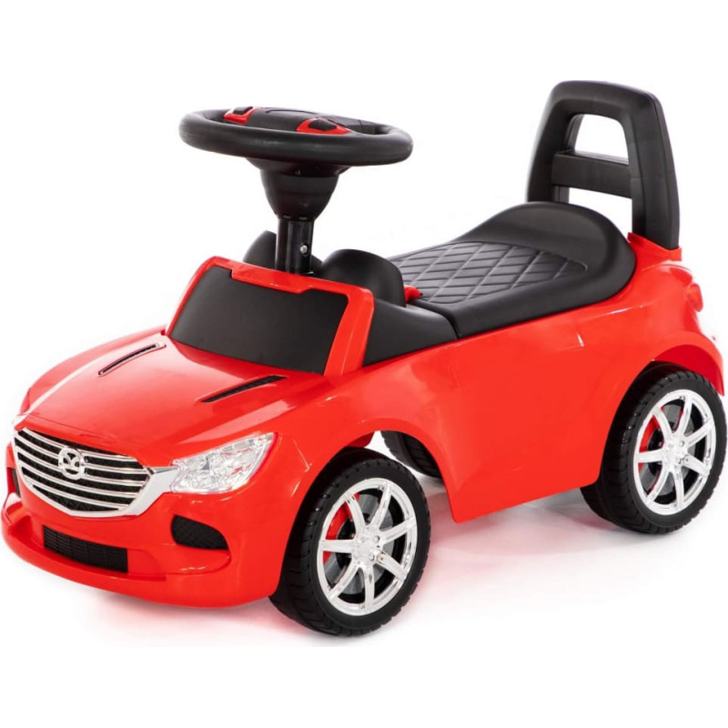 Polesie Push toy car with sound, red 84507