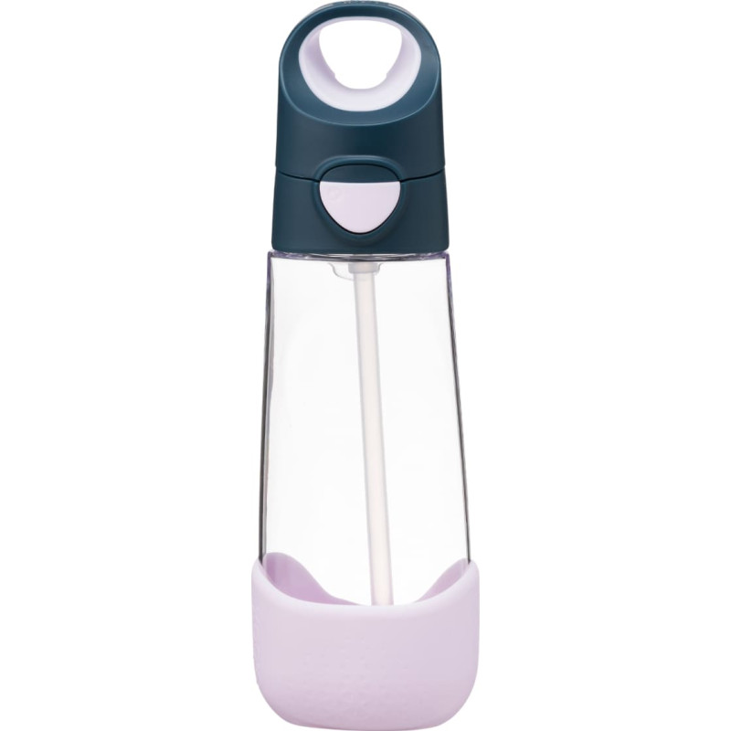 B.box BB00225 Butelka na wodę tritanową ze słomką 600ml Indigo Rose