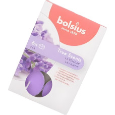 Bolsius Tējas sveces arom. 6 gab.True Scents lavender