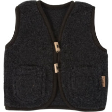 Wool baby vest Nevada 122/128 anthracite