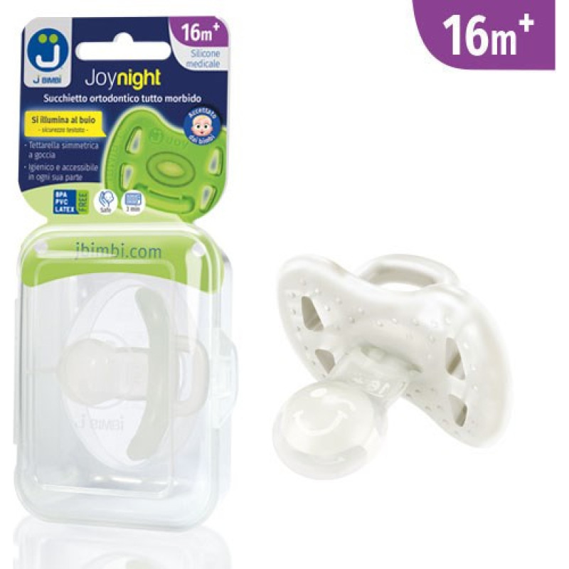 Glow in the dark pacifier Joy night 16m+