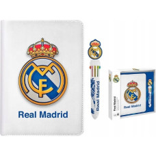 Kids Euroswan - Akcesoria Licencyjne EVA NOTEBOOK WITH PEN SET REAL MADRID