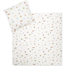 Julius Zollner Gultas veļas komplekts JERSEY "Animals" 80x80 + 35x40 cm