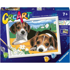 Ravensburger Paint by numbers 18x24 cm CreArt Beagle Puppies