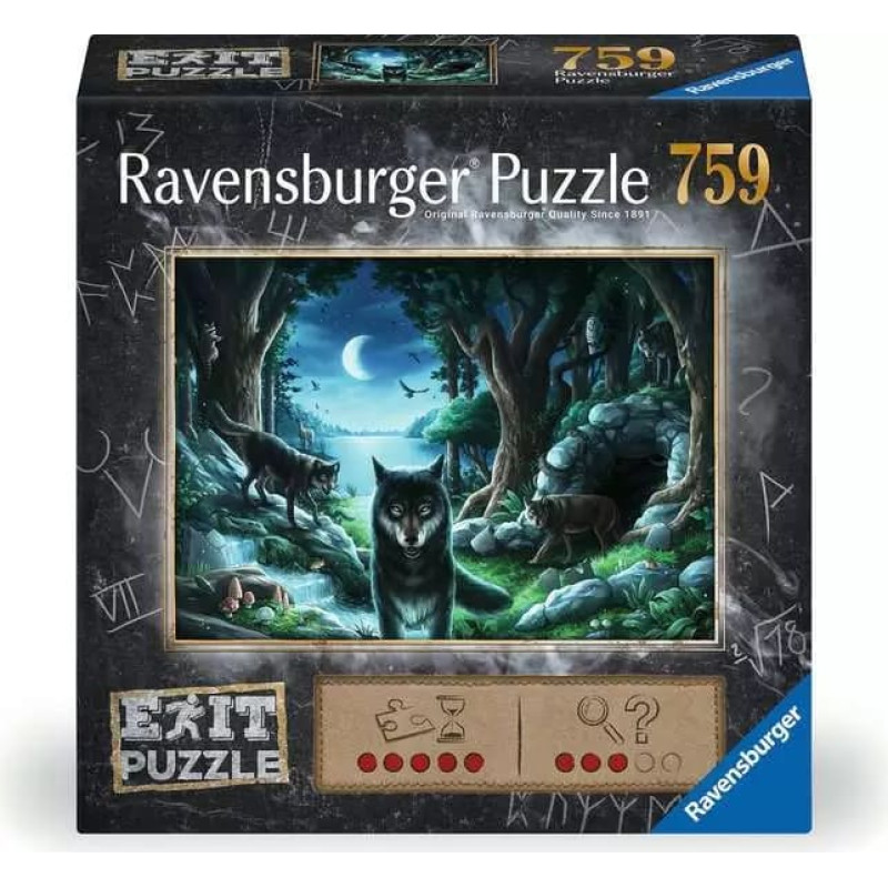 Ravensburger Puzzle Escape 759 The Curse of the Wolves 14+