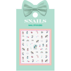 Snails nagų lipdukai, Vienaragių karalienė