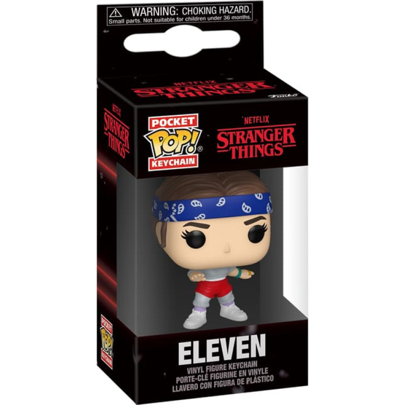 Funko POP! Raktų pakabutis: Stranger Things - Eleven with Bandana