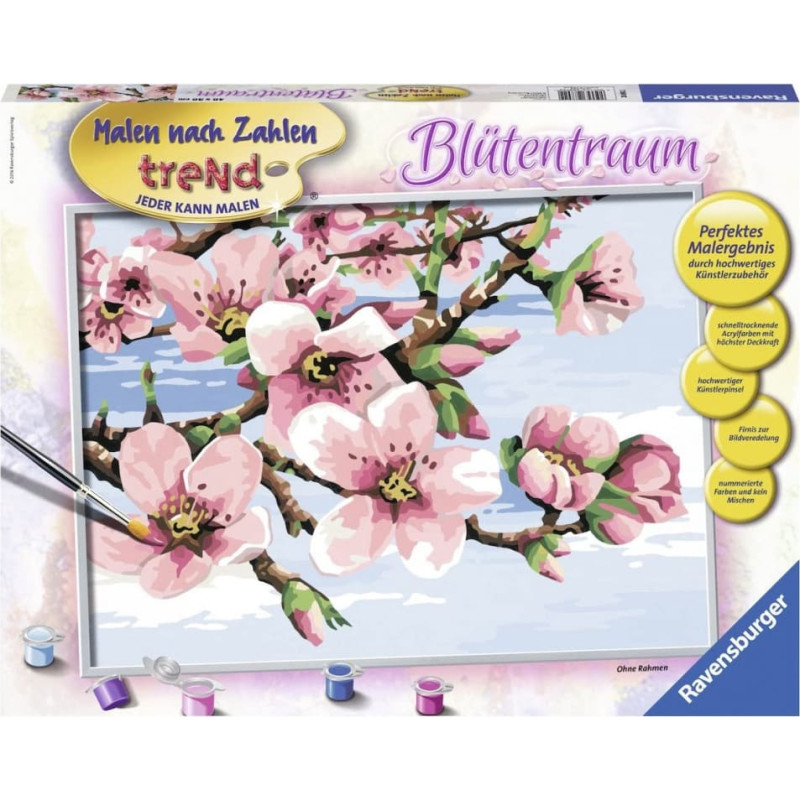 Ravensburger Paint by Numbers &ndash; Apple Blossom