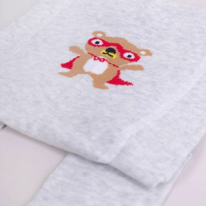 Yo Baby Zeķubikses 80/86 RAB-0003 light grey bear