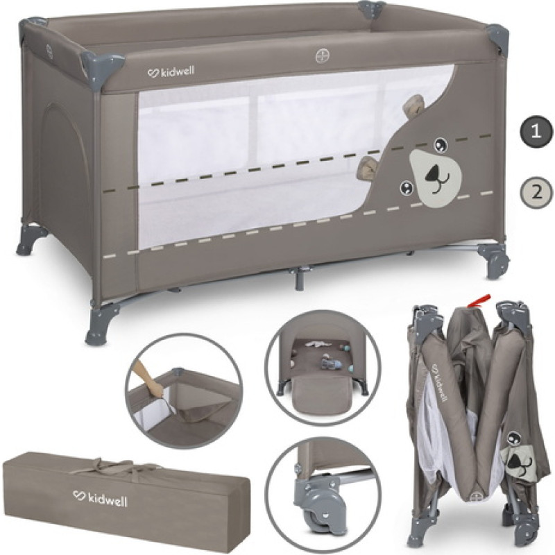 Kidwell Saliekamā gulta BLISSY DUO beige (divstāvu)