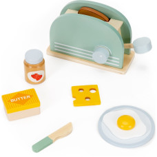 Springos Vaikų medinė žaislinė skrudintuvo / sumu&scaron;tinių gamybos ma&scaron;ina Springos KG0054