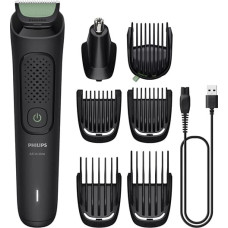 Philips Multigroom series 3000 trimmeris (7-in-1), melns ar zaļu, 0,5&ndash;16 mm - MG3930/15